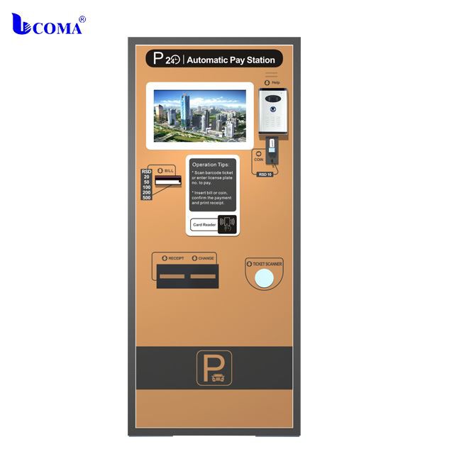 Automatisk bilparkeringssystem Bill Mynt Godkjent parkeringsbetalingsmaskin